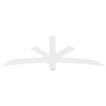 thumbnail image 2 of 84"W x 24 1/2"H x 4"D x 4"F, 7/12 Pitch, Alberta Architectural Grade PVC Gable Bracket, 2 of 8