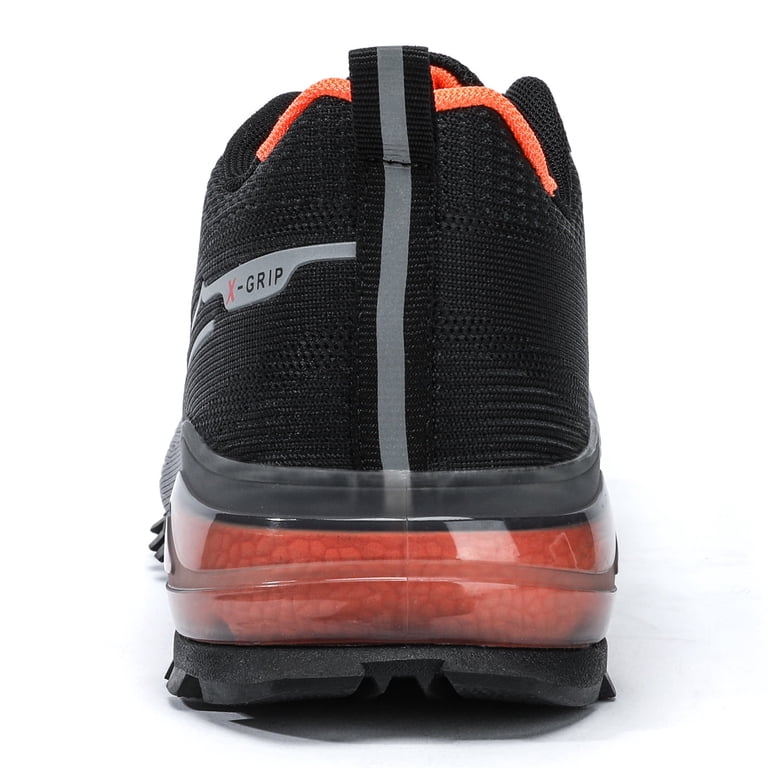 Kricely Men\'s Black and Orange Trail Running Shoes Size 8 Amazon.com | Kricely Men main image 2