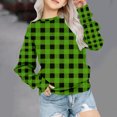 thumbnail image 2 of Mlzmgr Girls Sweatshirts Plaid Toddler Winter Fleece Pullover Tops Long Sleeve Baby Clothes 1- 12 Years, 2 of 5