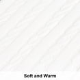 thumbnail image 5 of Flxxie Soft Cotton Cable Knitted Blanket Simple yet Quality Look, Twin 60" x 80", White, 5 of 5