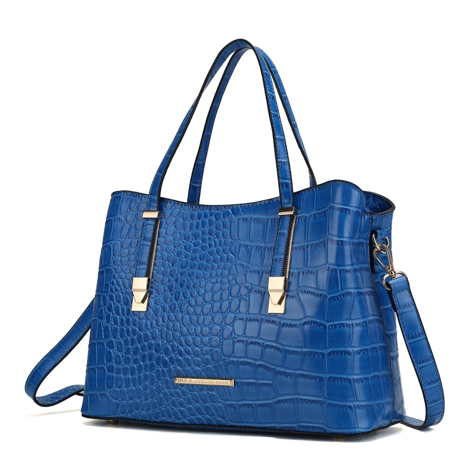 MKF Collection Aurelia Crocodile Embossed Vegan Leather Womens Tote Bag