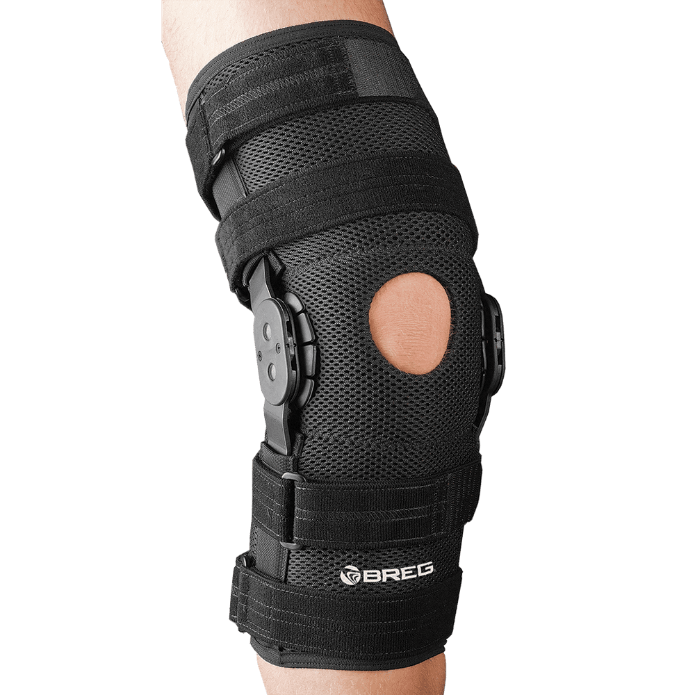 Breg Roadrunner Hinged Knee Brace Sleeve Airmesh