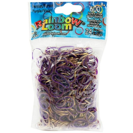 Rainbow Loom Persian Purple High Quality Rubber Bands, the Original Rubber Bands for Everything Rainbow Loom, Children Ages 7 and Up