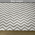 thumbnail image 6 of Ambesonne Chevron Place Mats Set of 4, Grey and White Zig Zag, Standard Size, Warm Taupe White, 6 of 6