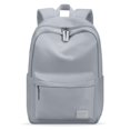 thumbnail image 1 of Mochila HOMIEE para portátil casual ligera de 15,6 pulgadas de nailon gris, 1 of 7