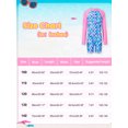 thumbnail image 2 of Usaibhir Girls One Piece Swimsuits Rash Guard for Girl Long Sleeve Bathing Suits with Front Zipper Sun Protection Swimwear 4-10 Years, 2 of 10