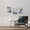 thumbnail image 5 of Visual Art Decor 12x16 Inch Framed Modern Purple Paris Eiffel Tower Canvas Art Prints, 5 of 10