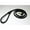 Solid Brass, variant on Dean & Tyler Braided Leather Dog Leash with Rolled Handle Comfort Braid Black 5.5 ft Solid Brass