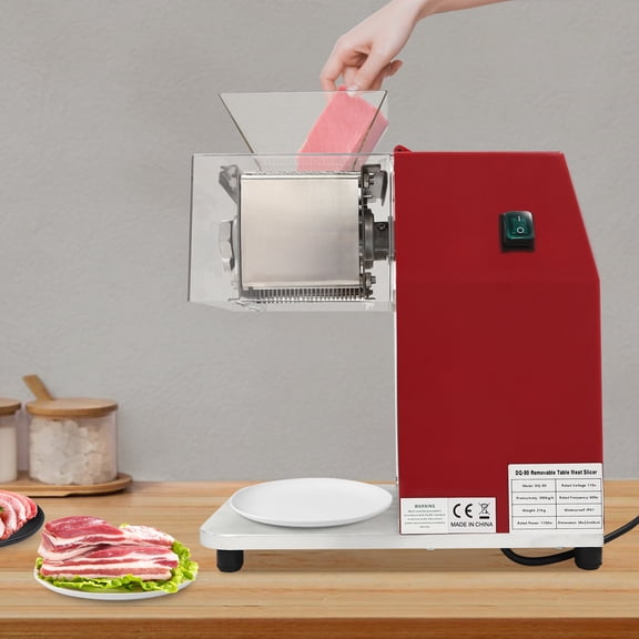 Commercial Electric Meat Cutter Slicer Shredding Kitchen Cutting Machine 1100W
