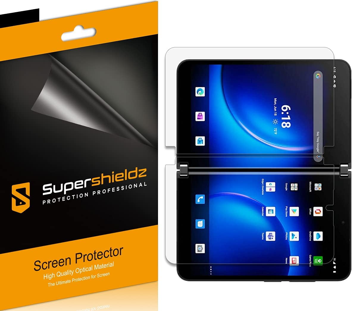 2X EZguardz Clear Screen Protector Shield 2X For Microsoft Surface 2 