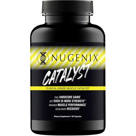 Nugenix Catalyst - Enhanced Muscle Muscle Builder and Muscle Recovery  Train Harder  Increase Performance - 90 Capsules