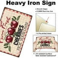 thumbnail image 3 of 1pc Vintage Metal Tin Sign Iron Wall Decor for Bars Restaurants Cafe Pubs Rectangle Cherry 300x200x2.2mm, 3 of 7