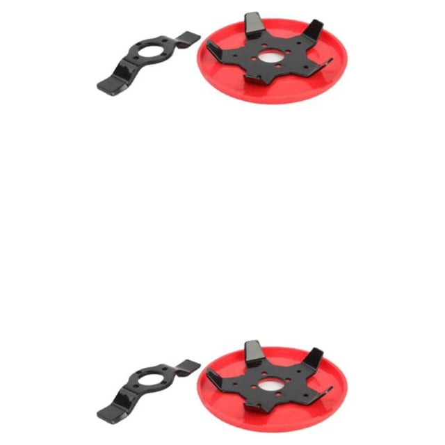 Scienceny Cuchillas de cortacésped fáciles de usar para jardinería sin esfuerzo, cortacésped multifunción, jardín, generalizado para rojo 2piezas