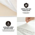 thumbnail image 4 of 10 Inch CalKing Mattress, Cooling Gel Infused Memory Foam and Individual Pocket Spring Mattress, CertiPUR-US Certified, Mattress with Breathable Fabric Cover, Ergonomic Design, 4 of 7