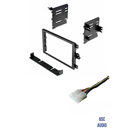 1996 Stereo Installation ASC Car Stereo Install Dash Kit and Wire Harness to Install an Aftermarket Double Din Radio for 1998 1999 Chevrolet Metro and 1995 1996 1997 Geo Metro ()