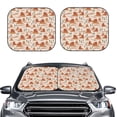 thumbnail image 2 of Haiem Western Desert Nature Landscape Car Windshield Sun Shade (2 Pieces) Foldable Windshield Sun Shade Car Accessories for Truck SUV Pickup-Small, 2 of 7