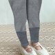 thumbnail image 5 of Pantalones de lana cálidos extra gruesos para bebé Legging de empalme de felpa de otoño e invierno para bebé (gris), 5 of 7