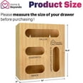 thumbnail image 3 of Home & Beyonds Ziploc Bag Storage Organizer (4 slot), 3 of 3