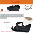 thumbnail image 6 of Adjustable plaster shoes postoperative shoes, medical walking shoes with Magic sticker, suitable for foot sprains, ankle fractures, toes, suitable for left and right feet( X-Large ), 6 of 7