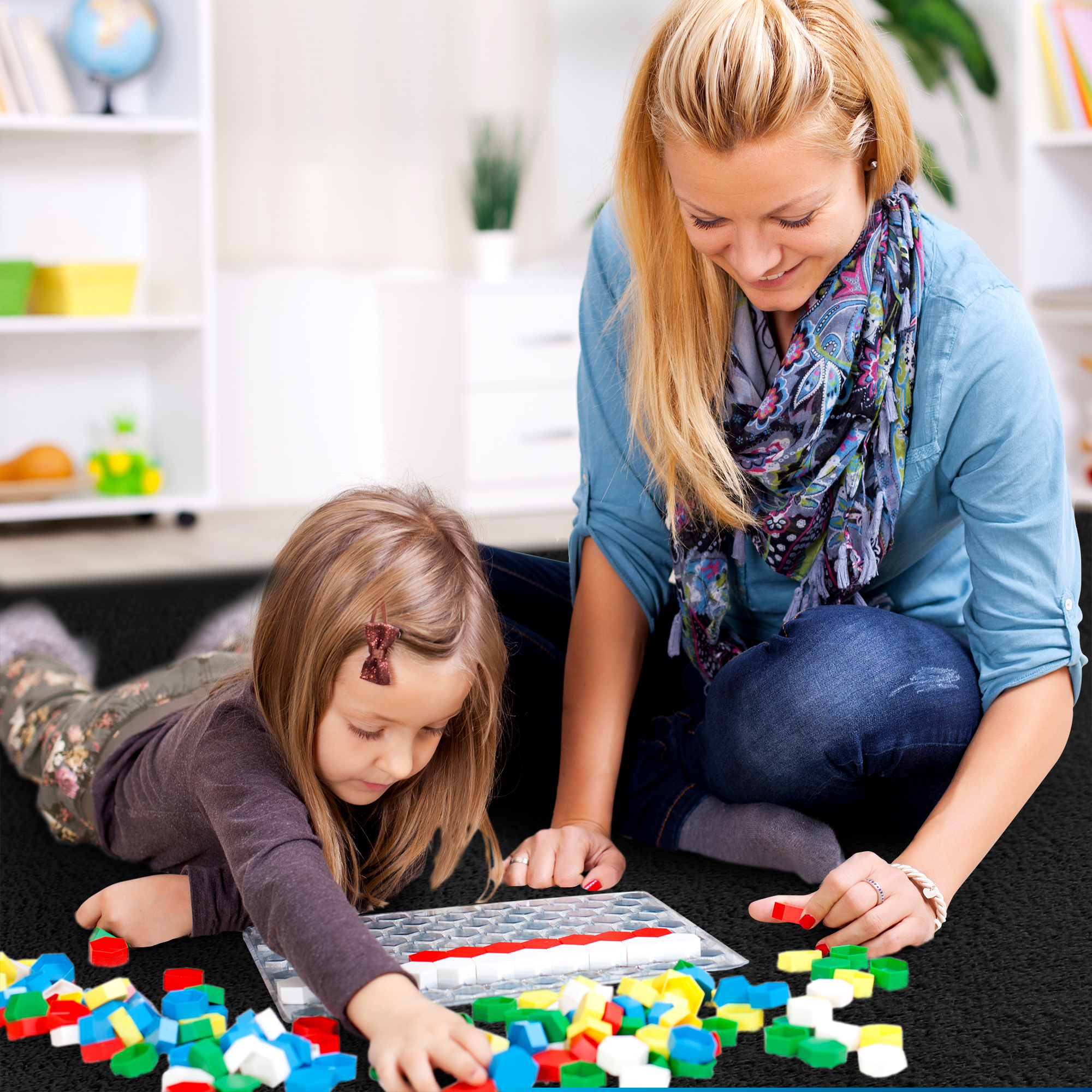 Noahas Soft Low Pile Rug Modern Area Rugs for Bedroom Living Room,Suitable for Boys Girls Teenagers and Adults with Super Soft Touch , Black , 4' x 6'