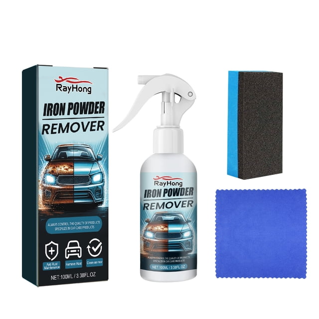 Removedor de óxido de pintura para coche, polvo de hierro para ruedas, removedor de óxido, 100 ml