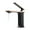 Black and Rose Gold, variant on Black Golden Bathroom Brass Basin Faucet, Hot Cold Water Sink Mixer Tap, Deck Mounted Basin Faucets Single Hole Kitchen Tapware ,Durable Materials