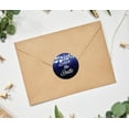thumbnail image 2 of Darling Souvenir 45 Pcs Blue Round String Lights Save The Date Stickers DIY Envelope Seals-1.6 Inches, 2 of 4