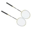 thumbnail image 1 of Alloy Badminton Racquets,  Elasticity High Strength 2 Player Badminton Rackets Flexible  for Entertainment, 1 of 7
