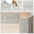 thumbnail image 5 of KIMDOE Kitchen Rugs Cushioned Anti Fatigue Kitchen Mat Non-Skid Waterproof Kitchen Runner Rug Ergonomic Comfort Foam Standing Mat for Kitchen Decor,Floors,Office,Laundry Grey 17"x29.5"+17"x47", 5 of 5