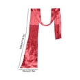thumbnail image 3 of SLYNSHome Sheer Lace Window Scarf, Lightweight Decorative Wedding Drape,Red Semi Transparent Voile Curtain Swag for Outdoor Arbor Gazebo Party Decor, 3 of 6