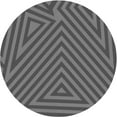 thumbnail image 1 of Ahgly Company Machine Washable Indoor Round Transitional Gray Area Rugs, 4' Round, 1 of 7