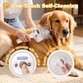 thumbnail image 3 of BKUSX Cat Steam Brush, Dog Brush for Shedding, Pet Spray Hair Removal Comb, Pet Grooming Brush for Short & Long Haired Dogs & Cats,Spritz Defur Comb with Waterless Shampoo (White), 3 of 11