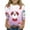 #A06-Purple Pink, variant on Abcomgle Girls Christmas Shirts Size 6 Cute Dog Snowman Firework Tshirts for Girls Crewneck 3/4 Sleeve Tshirts for Kids Fall Funny Cute Tee Top Girls,8-9 Years