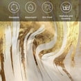 thumbnail image 5 of Abstract Gold Cloth Napkins, Modern Brush Luxury Strokes Artwork Washable and Reusable Dinner Napkins Set of 8, Table Napkin for Kitchen Party Birthday Wedding Hotel Housewarming 20"x20", 5 of 8