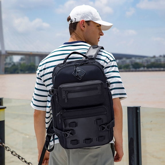 Wear-resistant Waterproof Tactical Men's Backpack Backpack,Black