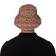 thumbnail image 5 of Fotbe Red Houses Sombrero Tipo Pescador con Estampado – Sombrero de Sol de Algodón de Moda para Playa, Golf, Pesca, 5 of 6