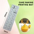 thumbnail image 4 of Cake Baking Printing Mat Antler Butterfly Honeycomb Baking Mold New H1 K8C2, 4 of 6