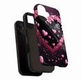 thumbnail image 3 of Valentine's Day Pink Broken Heart Design Protective Case For Couples Lovers Compatible with iPhone 11/12/13/14/15/16 Pro Max/Plus, 3 of 9
