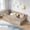 Natural, variant on Sailvan Twin Floor Bed with High Fence Railings, Solid Rubber Wood Kids Platform Bed Frame Natural