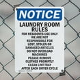 thumbnail image 5 of (2 Pack) Laundry Room Rules For Residents OSHA Notice Sign 18 Inch X 24 Inch Indoor / Outdoor Rust-Free Aluminum Metal Signs for Workplace, Workshop, and Construction Site, Made in the, 5 of 8