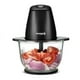 thumbnail image 1 of Holstein Housewares - Picador eléctrico de alimentos - 1.9 cuartos de galón, 8 tazas, negro, mini procesador de alimentos de alta potencia para picar, picar y mezclar, compacto y fácil de usar para, 1 of 5