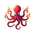 thumbnail image 4 of cartoon Octopus Theme Stickers, Waterproof Octopus Theme Sticker for Water Bottle Laptop Phone Cases Planner Skateboard Luggage Helmet Party Favor Decor, Ideal for Adults Teens Teacher Rewards, 4 of 9