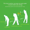 thumbnail image 4 of Rhythm Click Sound Telescopic Warm Up Golf Swing Trainer Correcting Gesturer Training Aid for Grip Strength Practice Stick black, 4 of 6