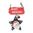 thumbnail image 2 of Xihbxyly Adorno de Madera para Árbol de Navidad, Adorno Colgante de Papá Noel, Diseño Festivo Colorido, Decoración para Interiores y Exteriores, Perfecto para Fiestas y Bodas, Tamaño de 16 Cm., 2 of 6