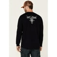 thumbnail image 4 of Cody James Men's Fr Longhorn Graphic Long Sleeve Work T-Shirt - CJFRFA21K13-NVY Medium, 4 of 4