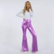 thumbnail image 5 of TaTaai High Stretch Patent Leather Women High Waisted Skinny Pants Non See-through No Fading Elastic Fashion Casual Party Full Length Trousers Gift, 5 of 5