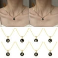 thumbnail image 5 of Collier Pendentif Alphabet en Acier Inoxydable Léger Réglable Collier en Alliage pour Femmes avec Longueur Allongée, 5 of 5