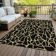 thumbnail image 6 of Addison Rugs Chantille Indoor/Outdoor Transitional Geometric Black Washable Rectangle Rug, 2'6" x 3'10", 6 of 6