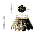 thumbnail image 2 of Pet Halloween Costumes Dogs Cats Halloween Witch Pet Costume Cape Hat Halloween Cloak Wizard Cats Cosplay Clothes Apparel for Small Dogs Cats Halloween Party Decorations, 2 of 6