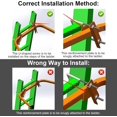 thumbnail image 5 of Ladder Stabilizer,Fixed Ladder Stand-Off Stabilizer for Gutter and Roof Ladder Grip Stabilizer with Surface Protectors, 5 of 5